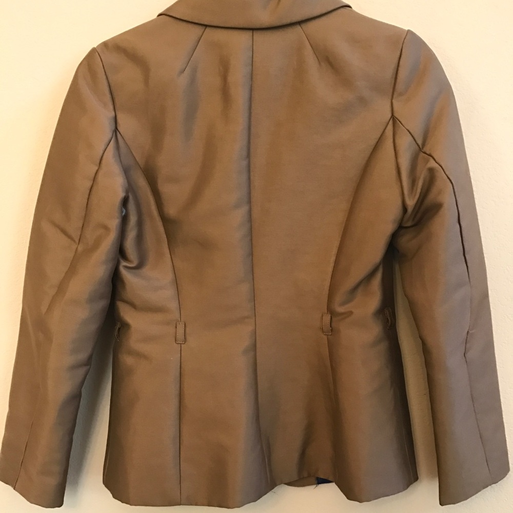 H&M Blazer Suit Jacket brown coat size 6 - Picture 5 of 8